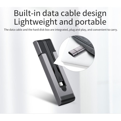 NETAC WH21 M.2 NGFF to USB3.0 Type C cable External SSD Enclosure