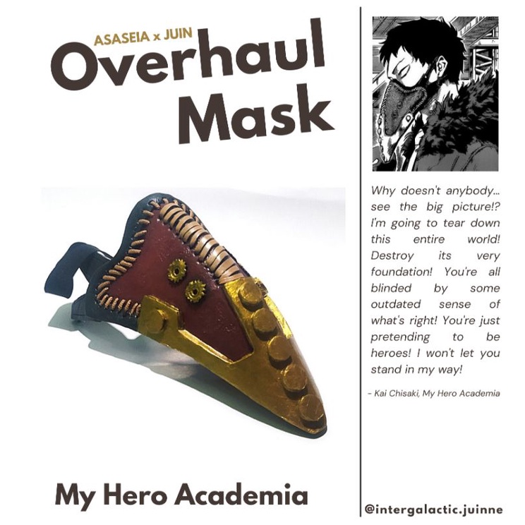 (PRE-ORDER / BACA DESK) OVERHAUL MASK / KAI CHISAKI / MY HERO ACADEMIA