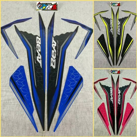 stiker striping motor Beat 2020-2021 kualitas terjamin