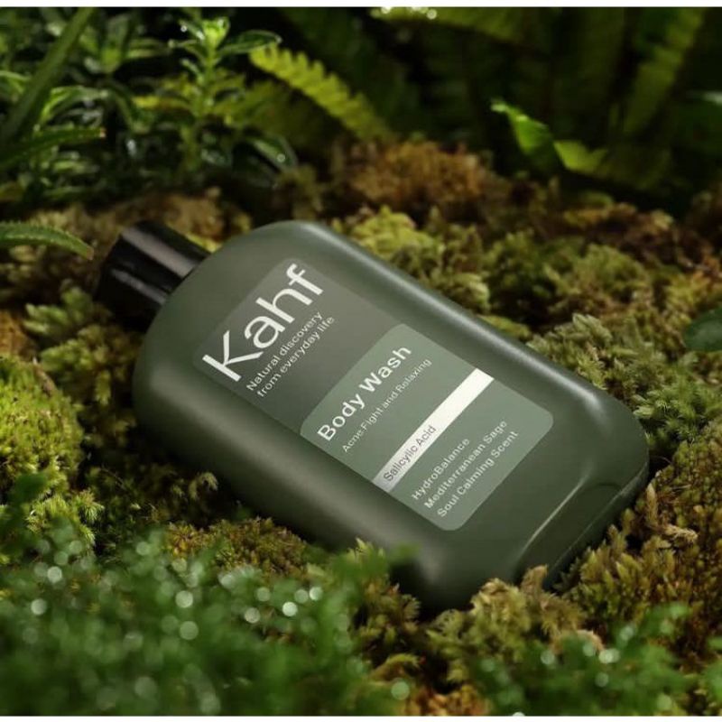 KAHF Brightening and Cooling Body Wash / Acne Fighting And Relaxing Body Wash | 200 ml (kemasan baru) - Sabun Mandi Pria