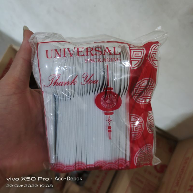 SENDOK TEH 11CM / SENDOK TEA SPOON WARNA WARNI BENING PUTIH HITAM HIJAU ORENG PINK BIRU TRANSPARAN ISI -/+ 50PCS MEREK UNIVERSAL