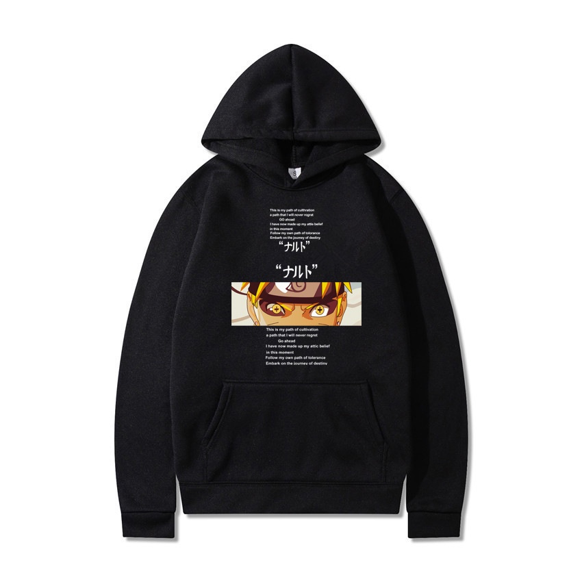 Hoodie Jacket Sweater Anak Laki Laki Cowok ANIME NARUTO EYE Switer Hoodie Jacket Anak Kecil Remaja C