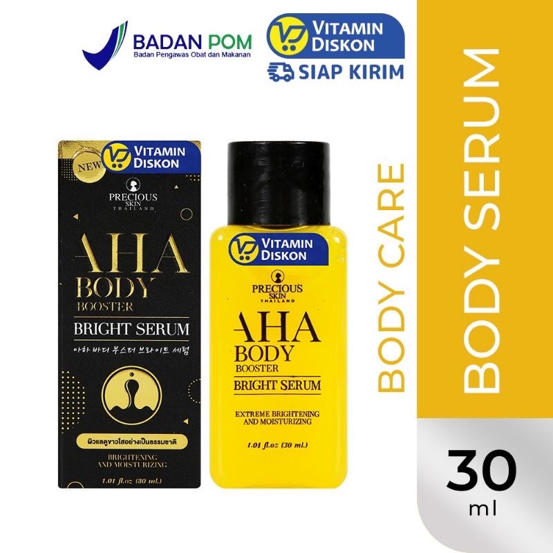 AHA PRECIOUS SKIN AHA BODY BOOSTER BRIGHT SERUM MIMI WHITE AHA BPOM mimi aha thailand / aha precious