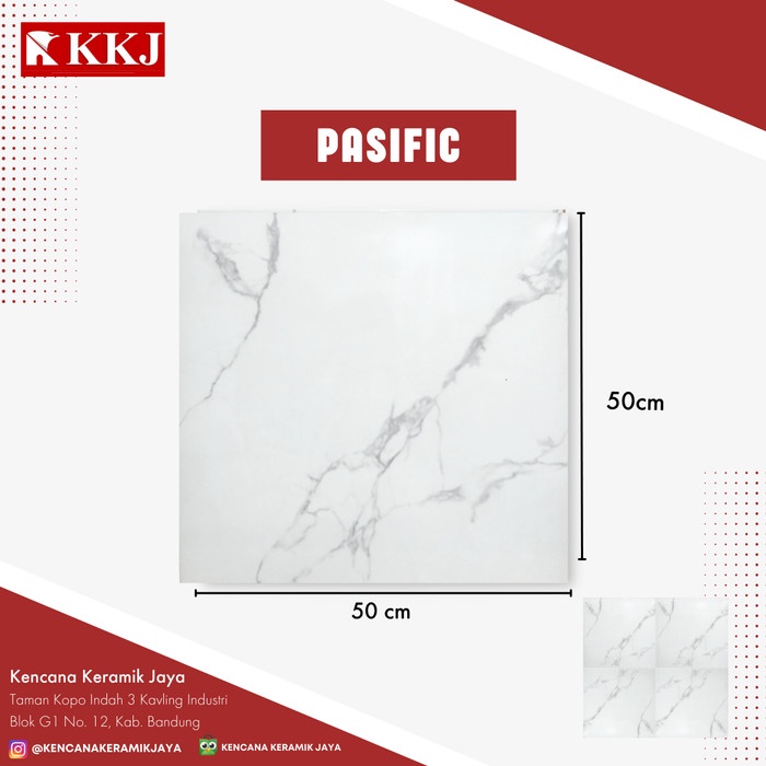 KERAMIK LANTAI PASIFIC 50 X 50 KUALITAS 1 GRADE A