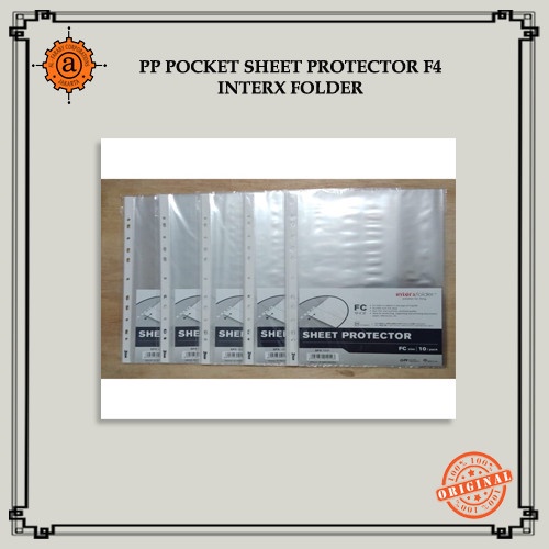 

PP Pocket Sheet Protector F4 InterX Folder