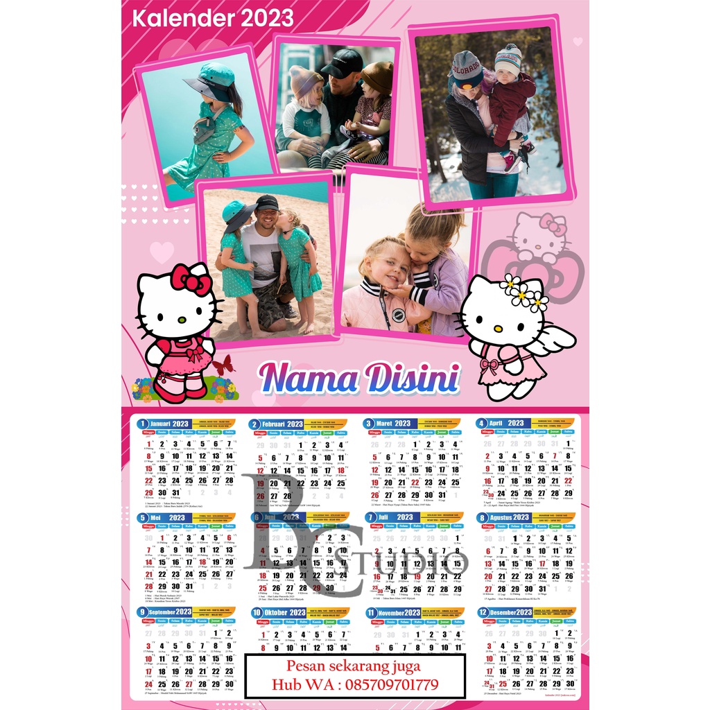 

Kalender 2023 custom foto