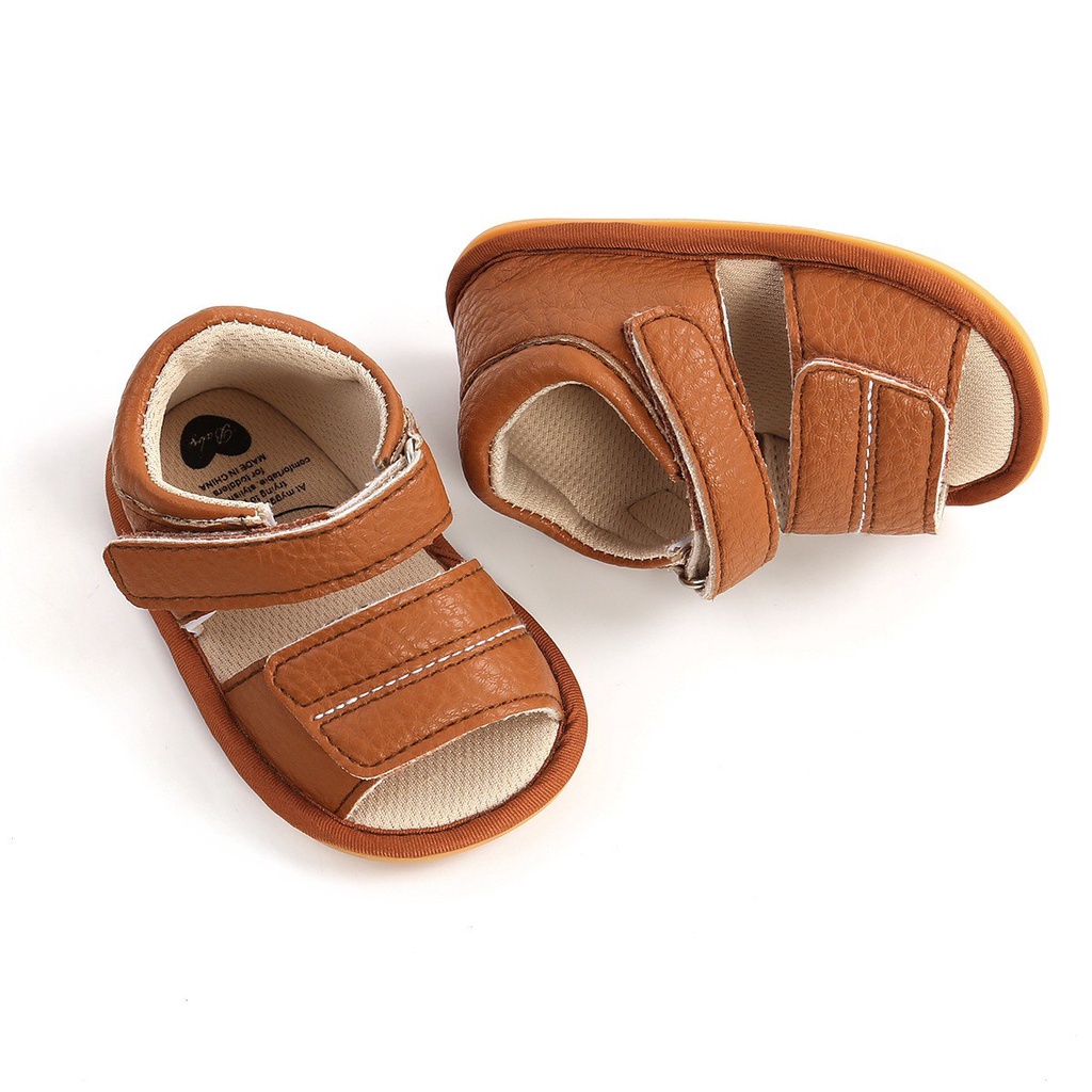 0-18m SEPATU BAYI ANAK SHOES UNISEX LAKI LAKI CASUAL GAUL RMRS RW BROWN