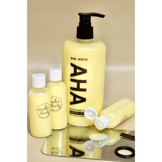 Jual Mimi White Aha White Body Lotion (Share in Jar 60ml) Shopee