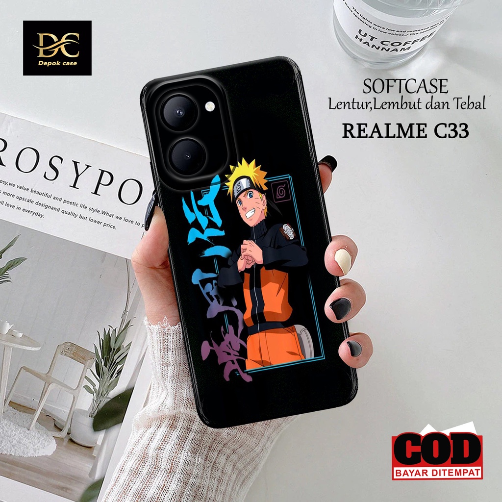 Case Realme C33 Terbaru - Fhasion Case ANIME - Casing Hp Realme C33 Terbaru - Softcase Hp Realme C33