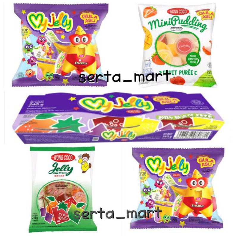 

Wong Coco My Jelly 5's - Agar Cup / Pudding 3 x 80gr