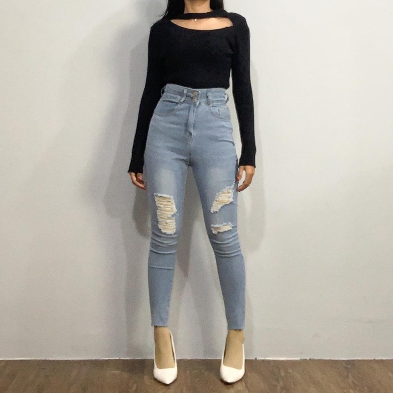 [LUXE.DLABEL] - E40 Jeans | Celana panjang Highwaist wanita Jeans import premium Jeans wanita polos ripped jeans High waist jeans wanita bkk Skinny Jeans High waist Baggy jeans Wideleg Jeans Kulot jeans Boyfriend jeans Wanita Kargo Jeans