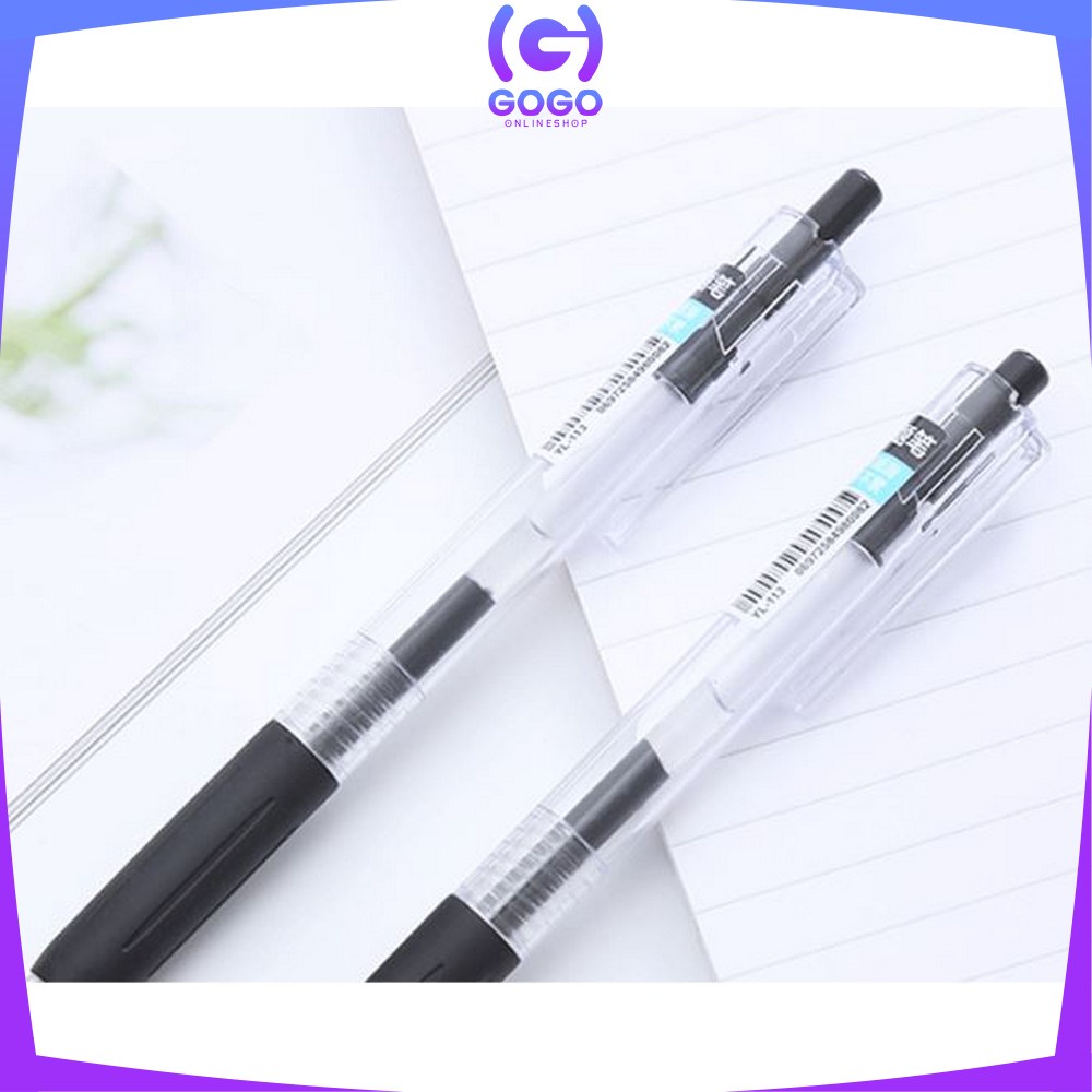 GOGO-A36 Pulpen Mekanik 0.5mm Gel Pen Pena Polos Mechanical Stationary Stationery Alat Tulis Sekolah Kantor