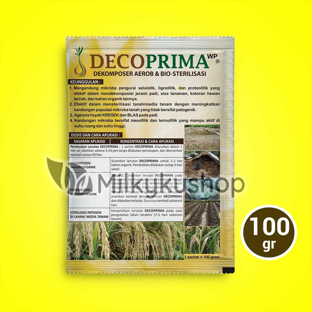 PUPUK HAYATI DECOPRIMA WP 100 GRAM PER SACHET KEMASAN PABRIK