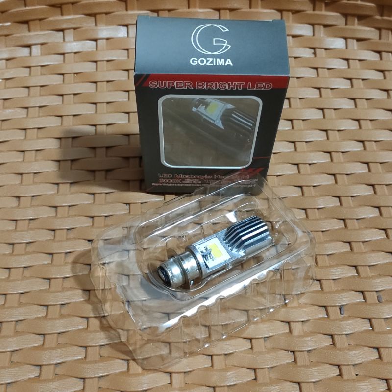 Bohlam Lampu LED motor/ Lampu depan utam LED AC DC H6 Flip Gozima Matic,Beat Mio Jupiter Z