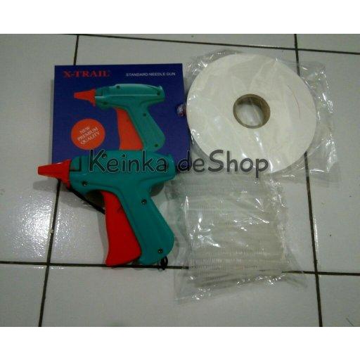 

Paket Alat Tembak Tag Gun + Isinya + Pita Label Penanda Cucian Label Laundry Roll Kain Kertas 1/2 Inch Bisa Diprint Atau Dicetak