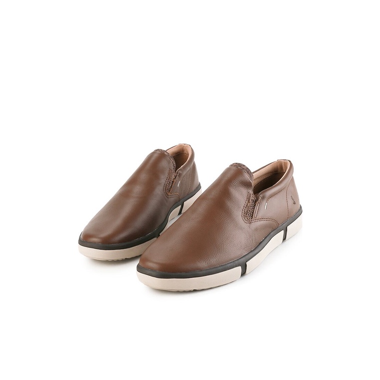 HM002 SEPATU SLIP ON HUSH PUPPIES PRIA ORIGINAL CASUAL KULIT COKLAT