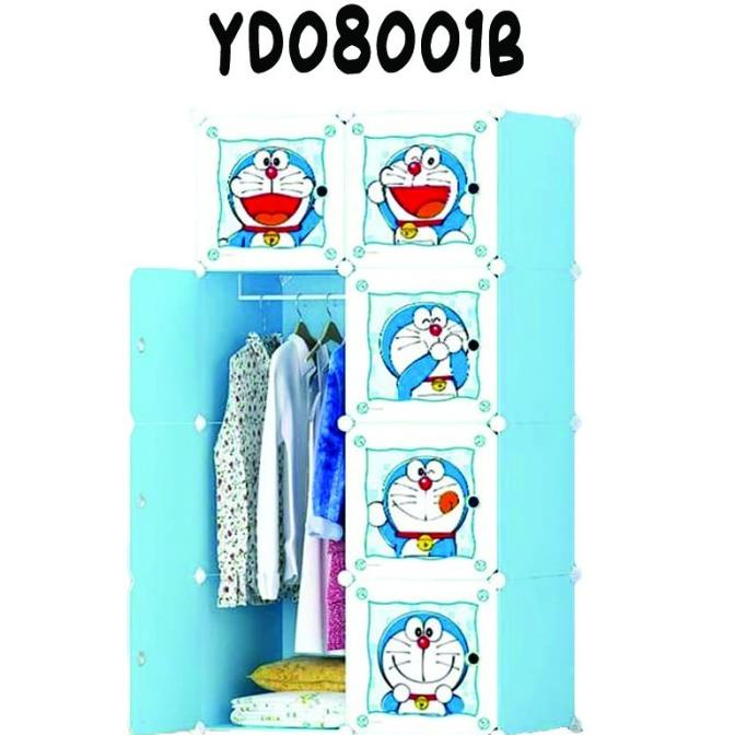 Lemari Pakaian 8 Pintu Motif Lemari Plastik 8 Susun/Lemari Plastik