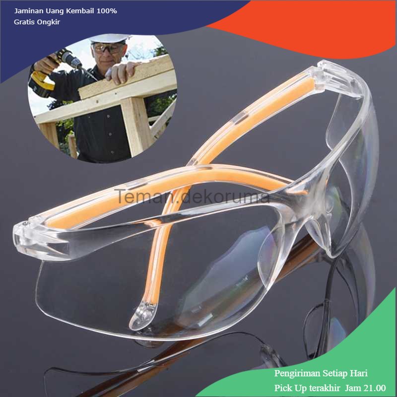 TD - PKK LESHP Kacamata Safety Googles Work Laboratory Eyewar - UOFLW9798