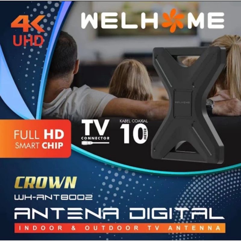 Antena Televisi Merk WELHOME ANT-1001 Antena Digital WELHOME ANT8001 Starlink Series wh8002