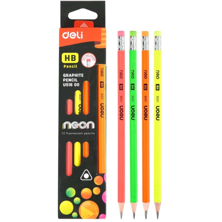 

Pensil 2B Graphite Pencil Neon