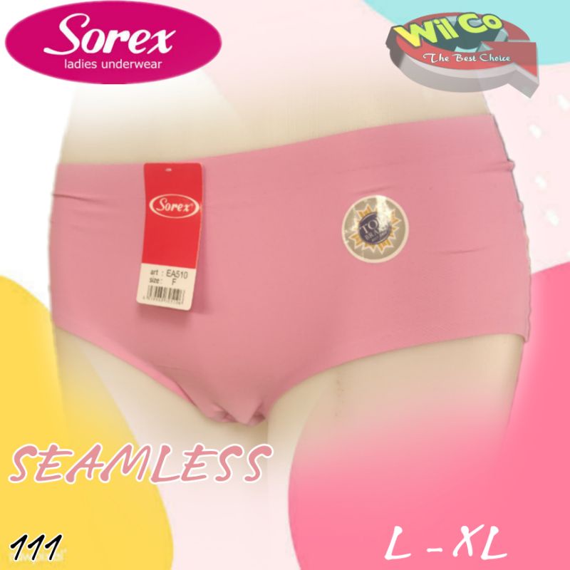 K111 - (Harga Per 1 Potong) CELANA DALAM WANITA PAKAIAN WANITA PAKAIAN DALAM SOREX SEAMLESS PREMIUM SIZE FREE SIZE