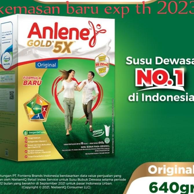 

[ COD ] susu bubuk ANLENE gold 5x original 640gr