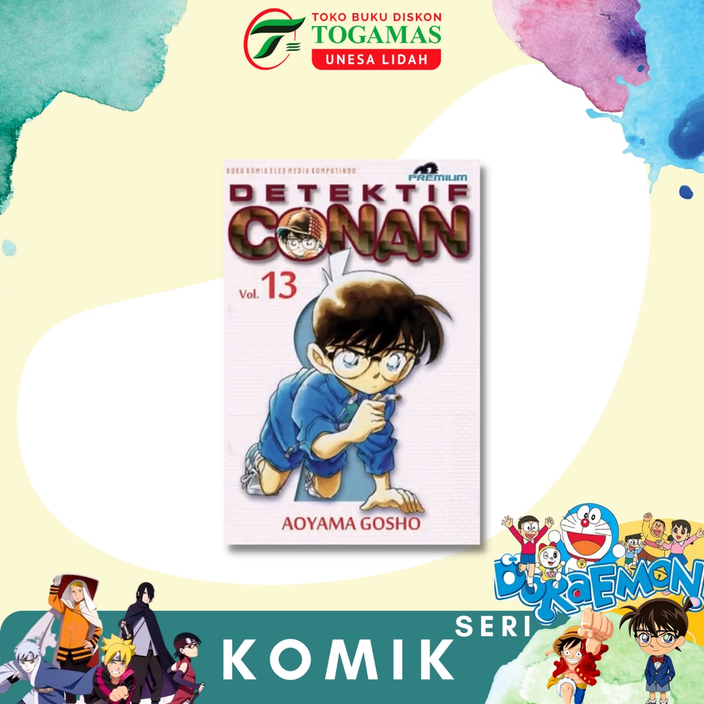 KOMIK DETEKTIF CONAN  ED. PREMIUM 01, 02, 03, 04, 05, 06, 07, 08, 09, 10, 11, 12, 13 KARYA AOYAMA GOSHO