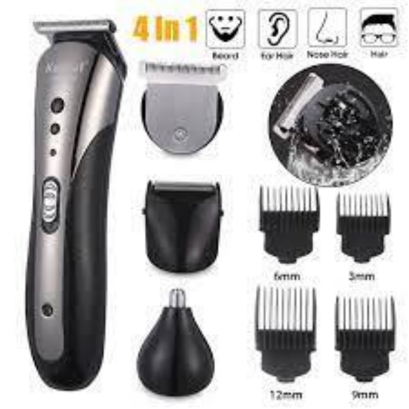 Terbaru clipper kemei km-1407 3 in 1 mesin cukur rambut kemei /kepala pisau cukur kemei km-1407