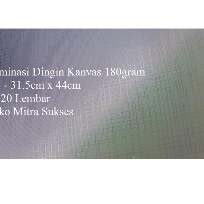 

국 Laminasi Dingin Kanvas A3 - 31.5cm x 44cm Model Baru