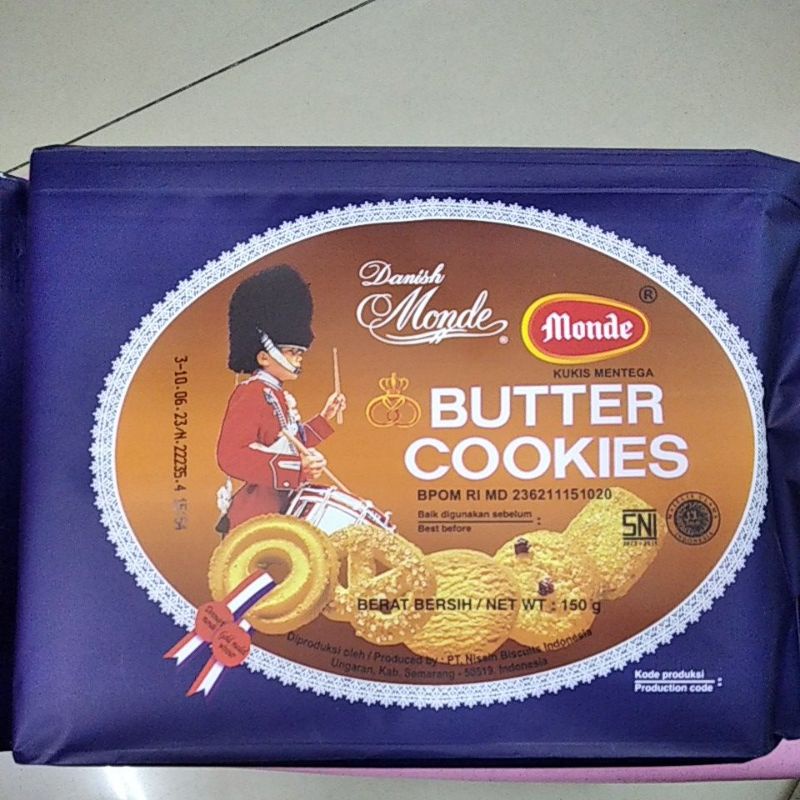 

Monde Butter cookies
