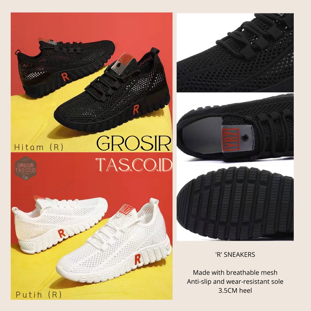 GROSIRTAS LV0098 Sepatu Sneakers Wanita Import Sport Shoes Sepatu Sport Rajut Wanita Import Fashion Korea