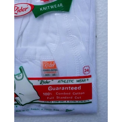 SINGLET RIDER / KAOS DALAM RIDER / SINGLET RIDER PUTIH - 32