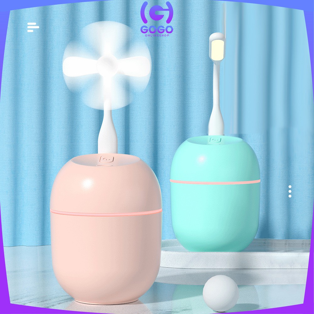 GOGO-C430 Air Aroma Mini Humidifier Diffuser USB Air Mini Portable / Pelembab Udara / Purifier Aromatherapy Essential Oil Difuser