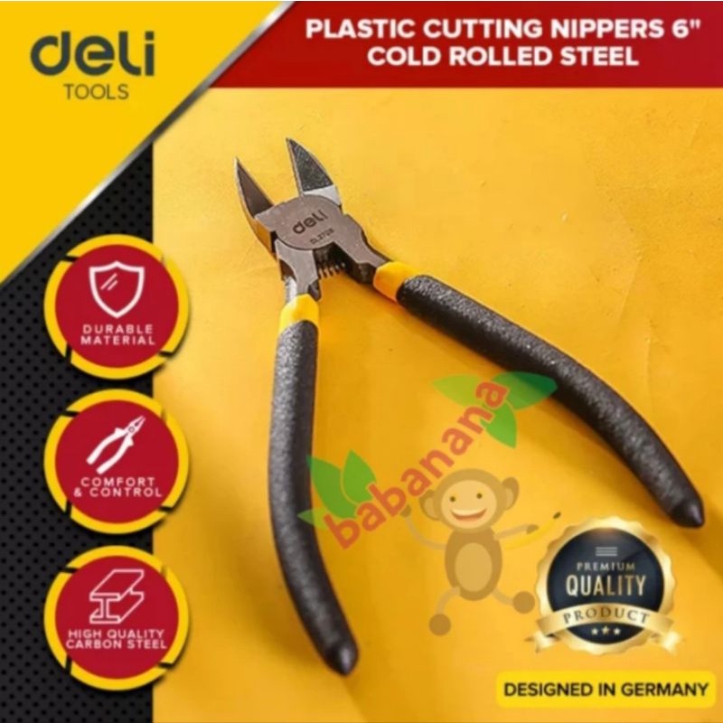 Deli DL2706 Tang potong cutting wire pliers jepit potong nippers