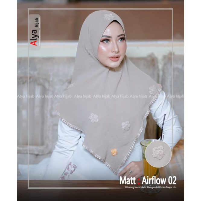 Jilbab Khimar Instan Airflow AF 02 Ori Alya Hijab