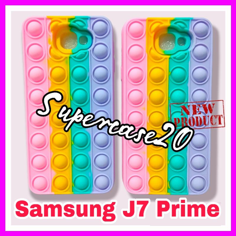 Pop It Case Samsung J7 Prime Softcase Rainbow Casing Case Terbaru