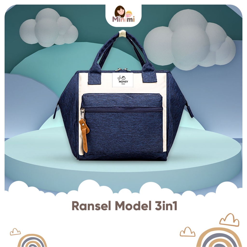 Jual Minimi Tas Ransel Baby Diaper Bag Model In Ada Aluminium Foil Untuk Tempat Susu Moms Baby