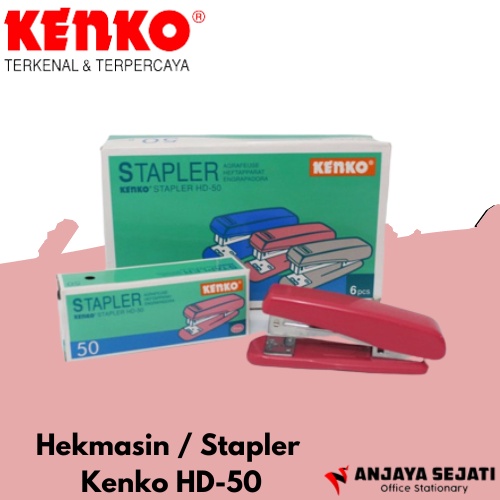 

Hekmasin Kenko HD - 50| Stapler Kenko | Hekter | Cekrekan | Satuan