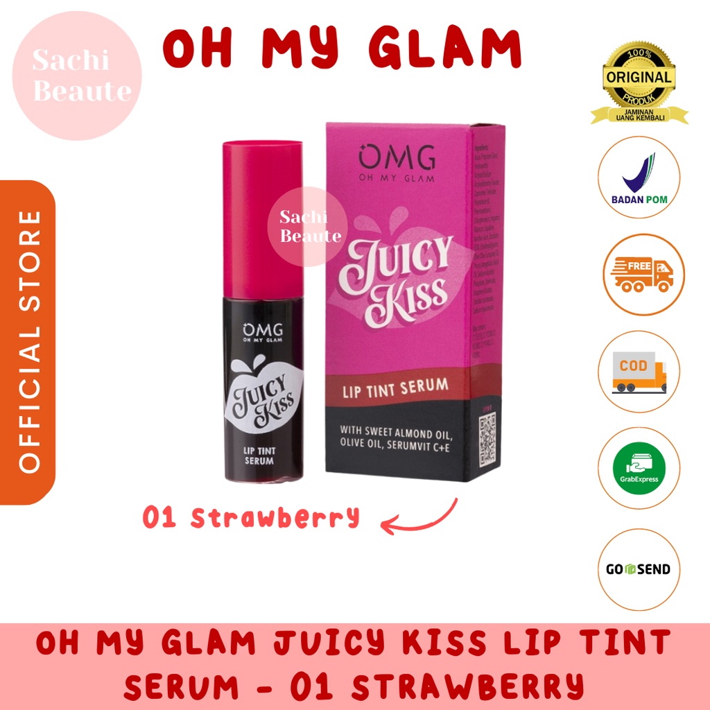 OMG Oh My Glam Juicy Kiss Lip Tint Serum