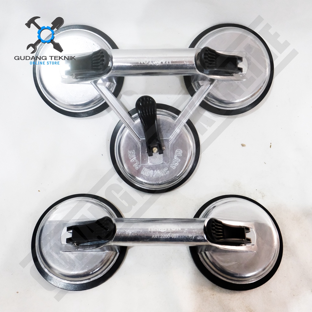 Kop Kaca Kaki 2 3 BESI HASSTON PROHEX / Alat Pengangkat Angkat Kaca Kaki Dua Tiga - Glass Suction Plates HASSTON
