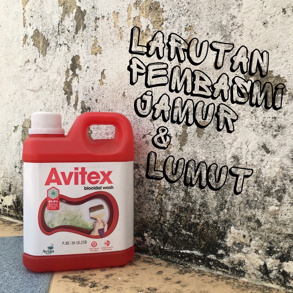 Avitex Biocidal Pembasmi Lumut dan Jamur pada Dinding/Tembok