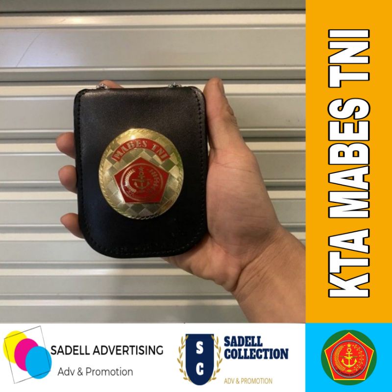 

Dompet KTA Id Card Mabes TNI Kalung Lencana Mabes TNI