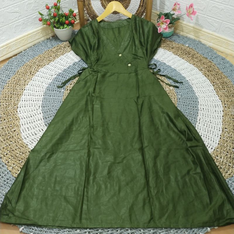 DASTER KIMONO PENDEK || DRESS KIMONO || HOMEDRESS KIMONO KEKINIAN-Polos 1