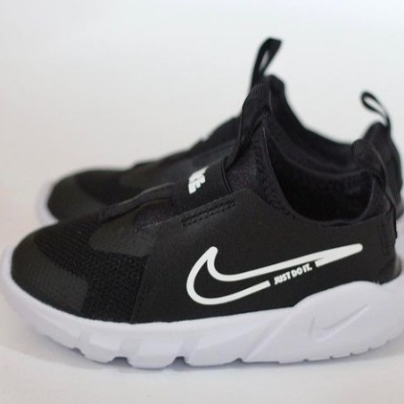 {RaditStore} SEPATU ANAK ORIGINAL NIKE FLEX RUNNER 2 BLACK WHITE Diskon