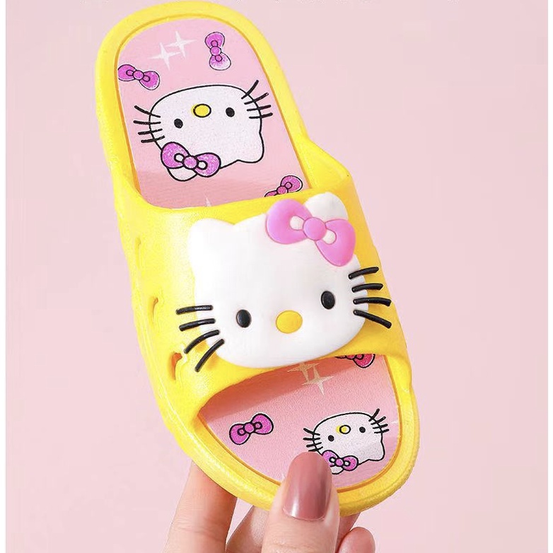 babyfit sendal slop kity happy sandal karet pvc anak perempuan kartun import ml-1021