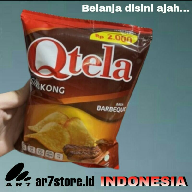 

QTELA Singkong barbeque renceng isi 10 x 23gr