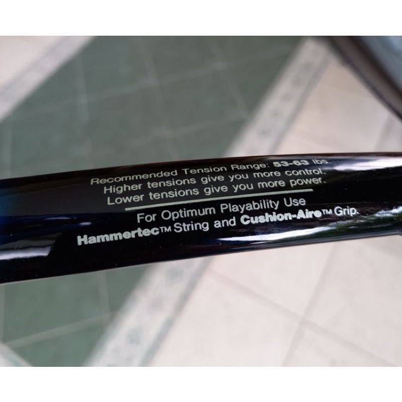 Raket Tennis Wilson Hyper Hammer 7,2 Bekas 275g