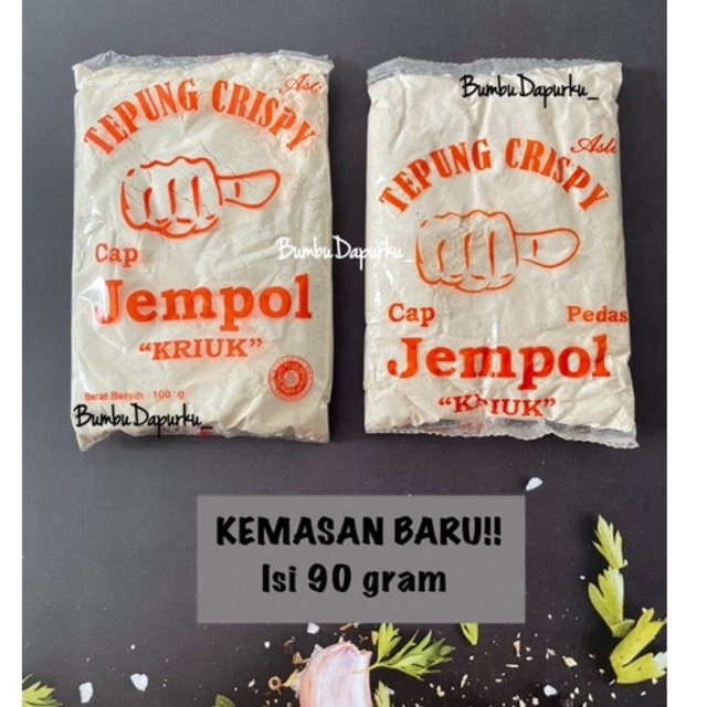 (5 pcs x 90gr) Tepung Crispy Kriuk Cap Jempol