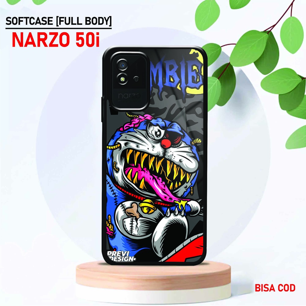 Softcase Glossy Realme Narzo 50i - Fashion Case [ UC 59 ] Realme Narzo 50i - Softcase Mengkilat Real