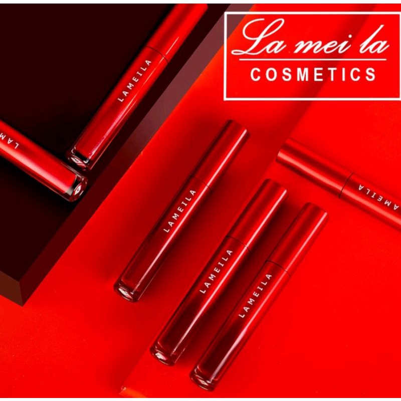 LIPSTICK/LIPGLOSS RED EDITION LAMEILA MATTE TAHAN LAMA
